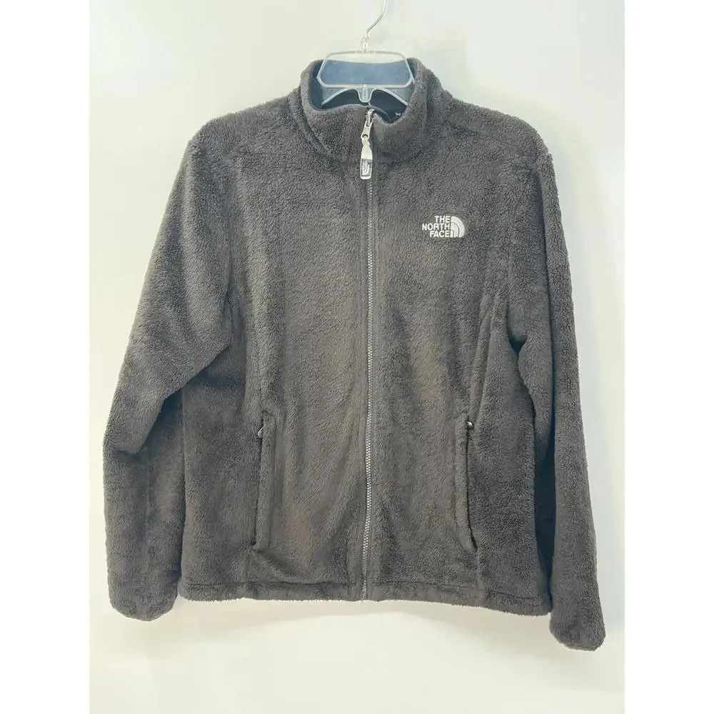 The North Face Women's Fleece Jacket Brown‎ Full Zip Soft Warm Medium
